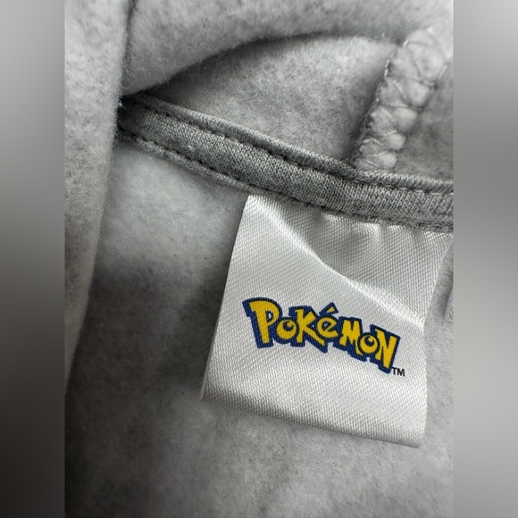 POKEMON Pickachu Hooded Sweat T- Shirt and Shorts Kids Boys 3pc Set - Picture 6 of 12